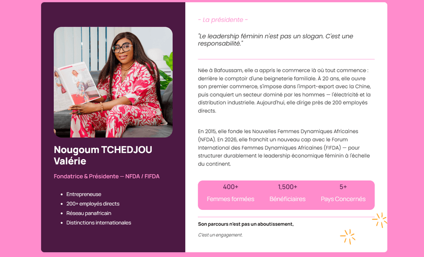 NFDA — Nouvelles Femmes Dynamiques Africaines — 2